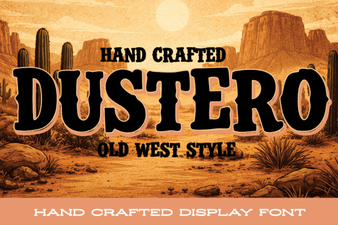 Dustero Font: Bold Modern Typeface for Creative Design Projects