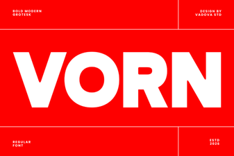 Vorn Font: Modern Typography for Creative Projects