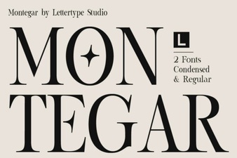 Montegar Font: Elegant Modern Type Design